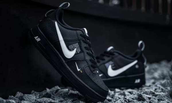 Giày Nike Air Force 1 Lv8 Utility GS 'Overbranding' AR1708-001 - Ảnh 3
