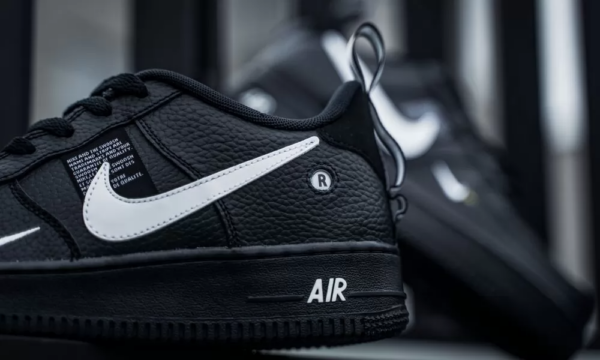 Giày Nike Air Force 1 Lv8 Utility GS 'Overbranding' AR1708-001 - Ảnh 5