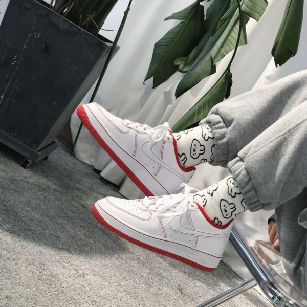 Giày Nike Air Force 1 GS 'University Red' CW1575-100 - Ảnh 5