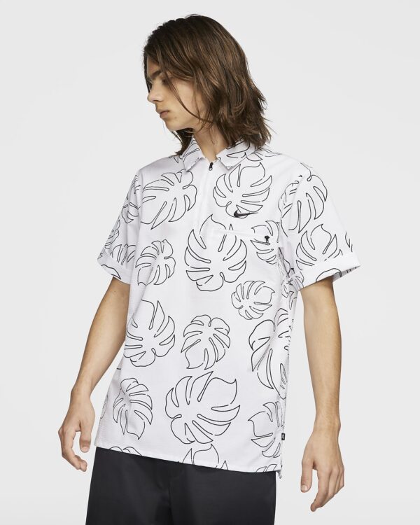 Áo Nike SB Paradise Woven Men's Skate Polo Shirt CI7193-100 - Ảnh 4