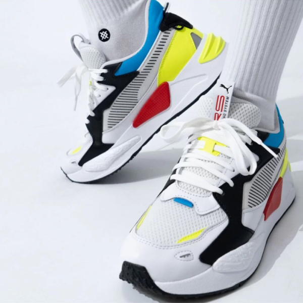 Giày Puma Rs Z Core White Black Yellow Alert 383590-01 - Ảnh 3