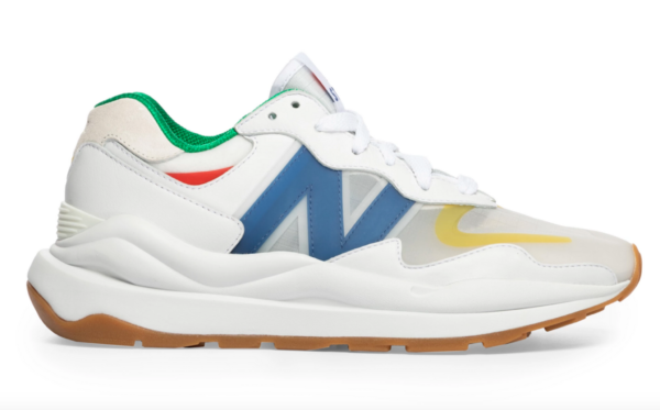 Giày New Balance STAUD x 574 'Rain Cloud Team Red' ML574ST - Ảnh 5