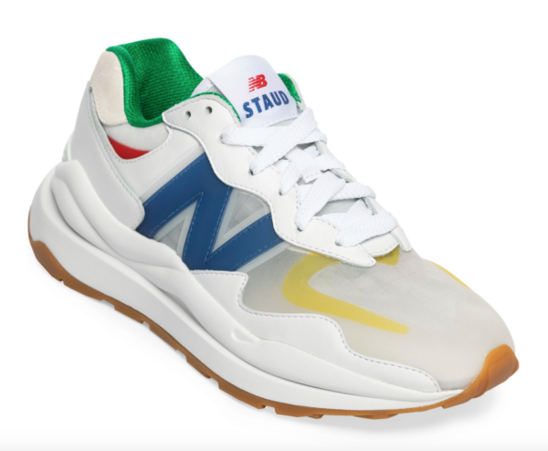 Giày New Balance STAUD x 574 'Rain Cloud Team Red' ML574ST - Ảnh 3