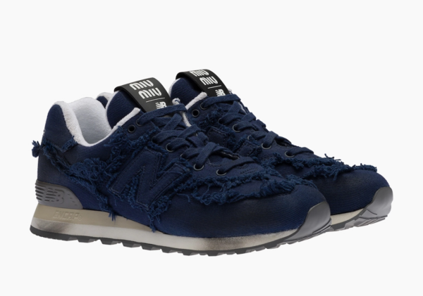 Giày New Balance x Miu Miu 574 'Denim Blue' 5E765D-CSL-F0V41 - Ảnh 7