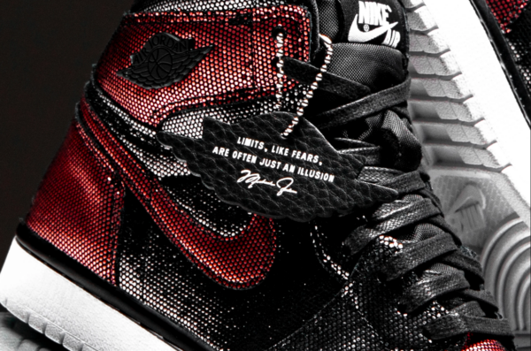 Giày Nike Air Jordan 1 Retro High Fearless Metallic 'Rose Gold' CU6690-006 - Ảnh 7