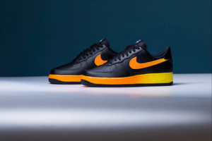 Alternative view of Giày Nike Air Force 1 Low '07 LV8 'Black Orange Peel' CJ0524-001