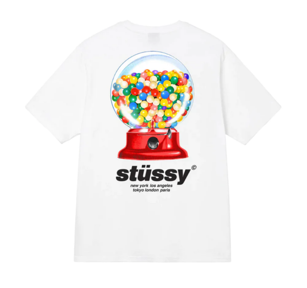 Ao Stussy Gumball T-Shirt 'White'
