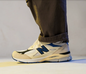 Giay New Balance In USA 990 V3 'White Blue' M990WB3