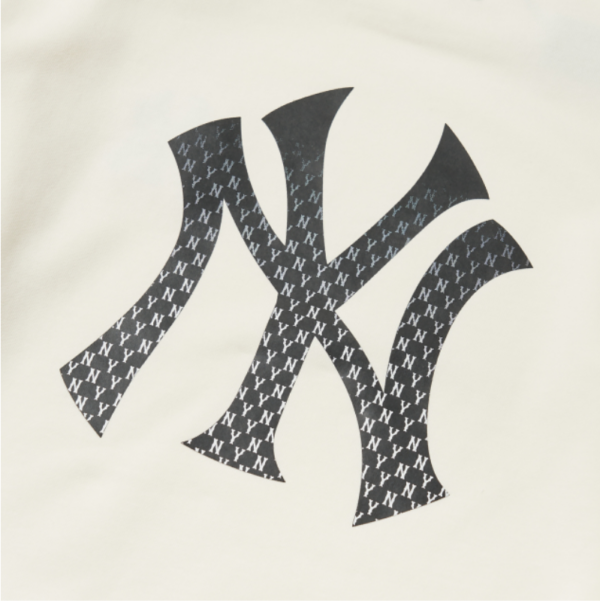 Áo MLB Monogram Diamond Gradient Bag Big Logo Overfit Sweatshirt 'Grey' - Ảnh 6