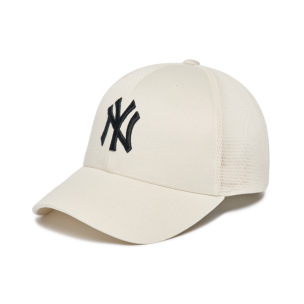 Mũ MLB Basic Mesh Cap NY Yankees White 3AMC00123-50CRS - Ảnh 2