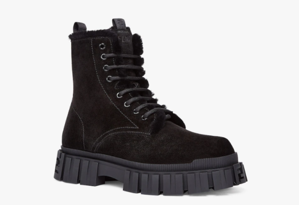 Giày Fendi Force 'Black Suade' 7U1448AGD6F0ABB - Ảnh 4