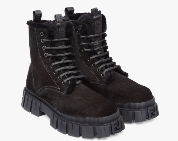 Giày Fendi Force 'Black Suade' 7U1448AGD6F0ABB - Ảnh 2