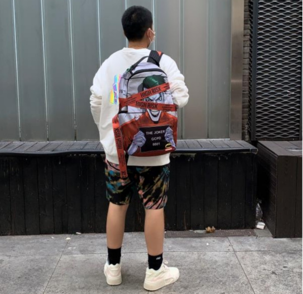 Balo Sprayground x DC Joker Mug Shot W0525855 - Ảnh 4