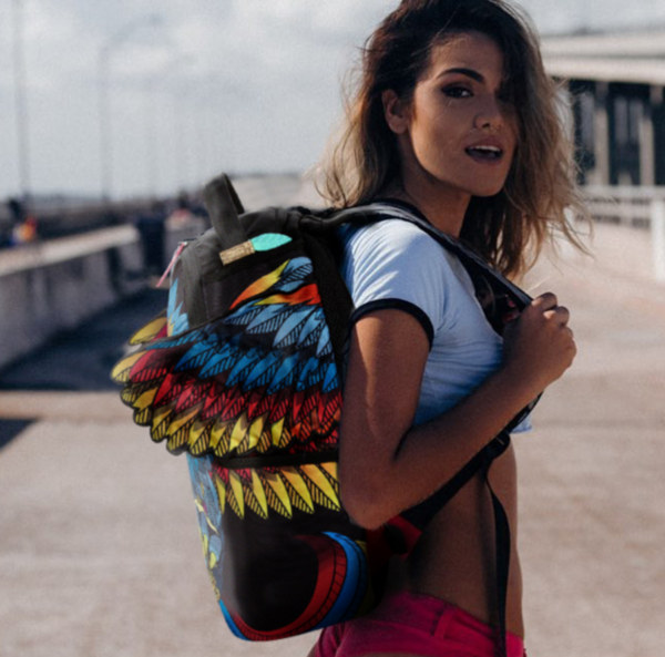 Balo Sprayground Owl Wings Multicolor W0635726 - Ảnh 4