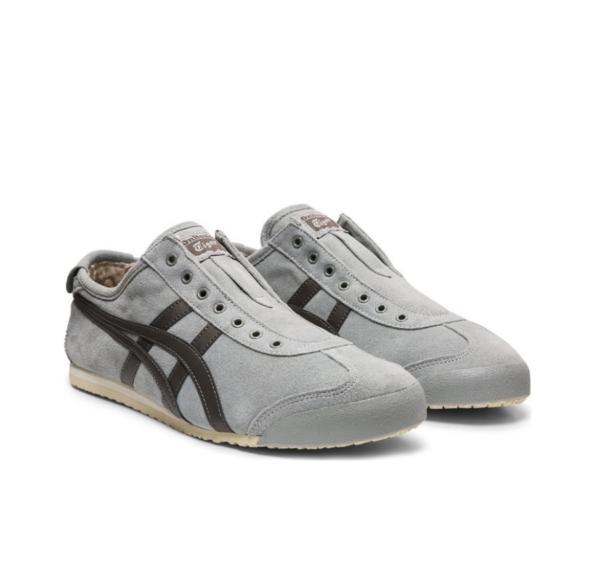 Giày Onitsuka Tiger Mexico 66 Slip On Grey 1183A438-020 - Ảnh 4