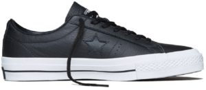 Giày Converse One Star Leather 'Black' 153714C
