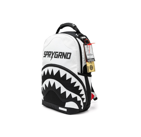 Balo Sprayground DLX Shark Black White W0735730 - Ảnh 2