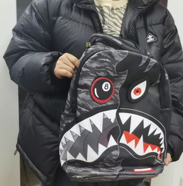 Balo Sprayground DLX Shark Two Face W0735757 - Ảnh 4