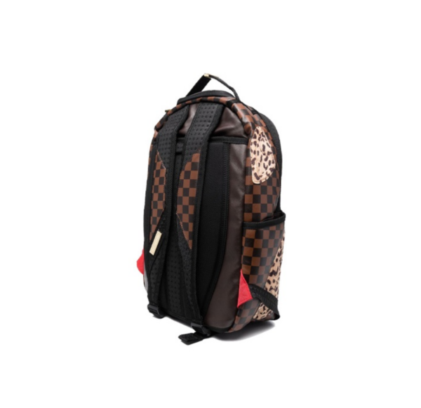 Balo Sprayground DLX Shark Leopard Print Brown W0735724 - Ảnh 2