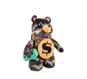 Alternative view of Balo Sprayground Money Bear Doll 'Camo' W0637001