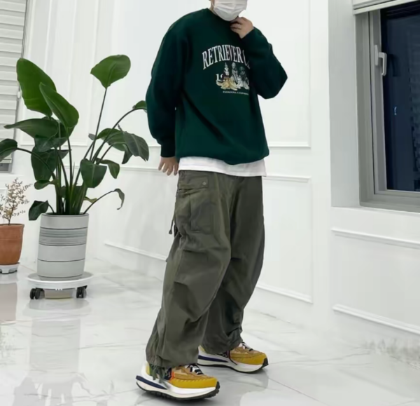 Giày Nike LD VaporWaffle x sacai x Jean Paul Gaultier Mix DH9186-200 - Ảnh 2
