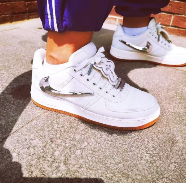 Giày Nike Air Force 1 Low Travis Scott Sail AQ4211-101 - Ảnh 3