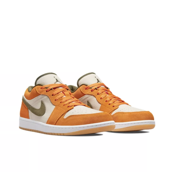 Giày Nike Air Jordan 1 Low ‘Orange Olive’ DH6931-102 - Ảnh 7