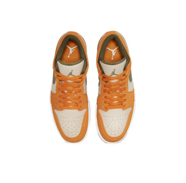 Giày Nike Air Jordan 1 Low ‘Orange Olive’ DH6931-102 - Ảnh 8