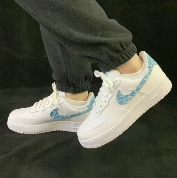 Giày Nike Wmns Air Force 1 '07 Essentials 'Blue Paisley' DH4406-100 - Ảnh 4