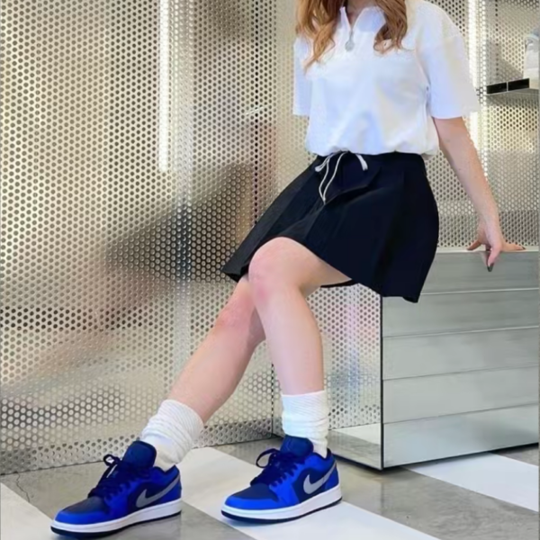 Giày Nike Air Jordan 1 Low Game Royal 'Blue Void' DC0774-400 - Ảnh 4