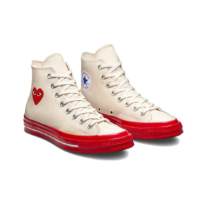 Giay Converse  Comme des Garcons Play x Chuck 70 High 'Pristine Red' A01794C