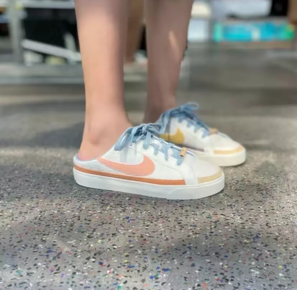 Giày Nike Court Legacy Mule 'Sail Light Madder Root' DV1741-181 - Ảnh 7