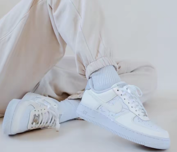 Giày Nike Air Force 1 'White Metallic Silver' DV2237-100 - Ảnh 6