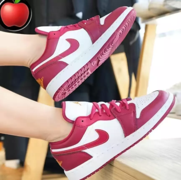 Giày Nike Air Jordan 1 Low 'Cardinal Red' 553558-607 - Ảnh 2