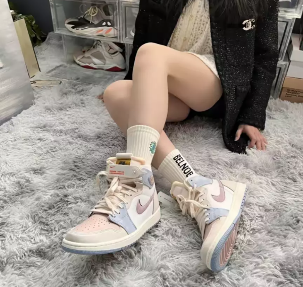 Giày Nike Air Jordan 1 Zoom Comfort Pink Oxford DQ5092-651 - Ảnh 4