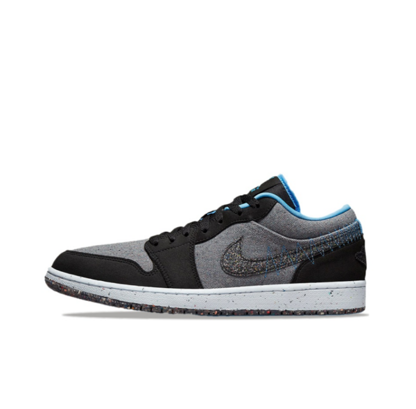 Giày Nike Air Jordan 1 Low 'Crater Black' DM4657-004 - Ảnh 4