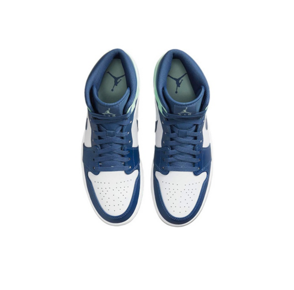Giày Nike Air Jordan 1 Mid 'Blue Mint' 554724-413 - Ảnh 6
