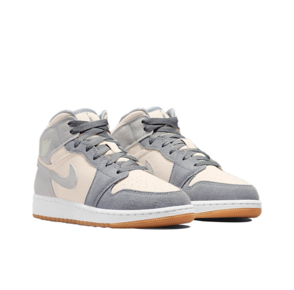 Giày Nike Air Jordan 1 Mid 'Coconut Milk Particle Grey' DN4281-100 - Ảnh 11