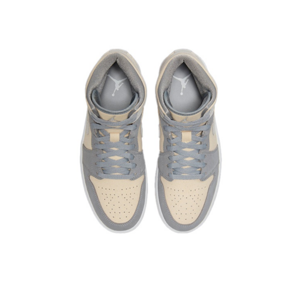 Giày Nike Air Jordan 1 Mid 'Coconut Milk Particle Grey' DN4281-100 - Ảnh 12