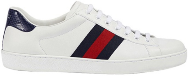 Giày Gucci Ace Leather 'Blue' 386750-A38D0-9072