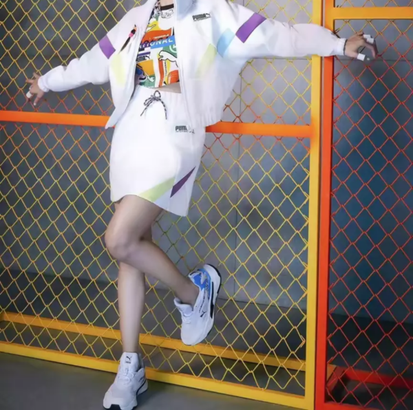 Giày Puma RS-Fast Intl Game 'White Blue' 375149-01 - Ảnh 2