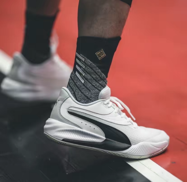 Giày Puma Triple Basketball 'White Black' 195217-06 - Ảnh 4