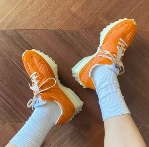 Giày New Balance 327 Vintage 'Luxe Orange' MS327VT - Ảnh 2