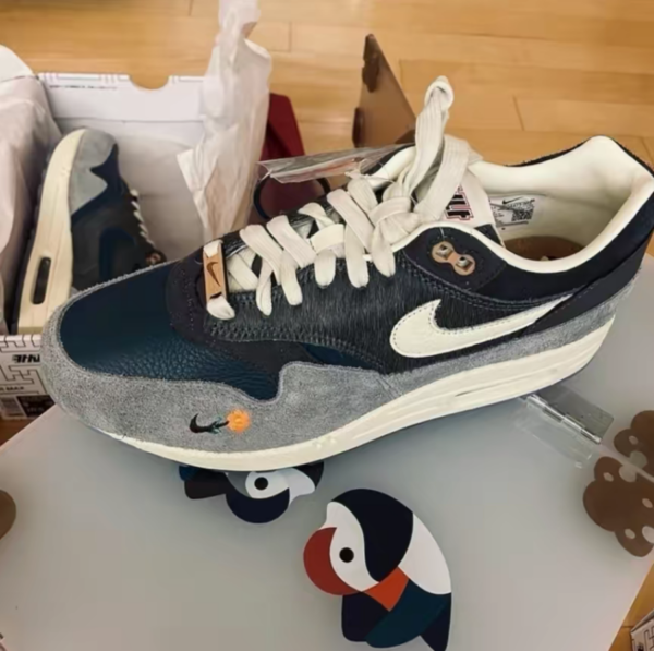 Giày Nike Air Max 1 Kasina Won Ang 'Grey' DQ8475-001 - Ảnh 3