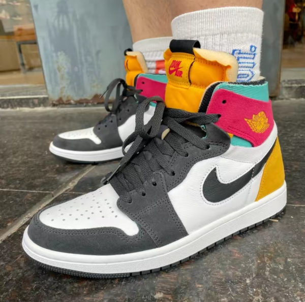Giày Nike Air Jordan 1 Zoom Air CMFT Anthracite Pink Gold CT0978-016 - Ảnh 5