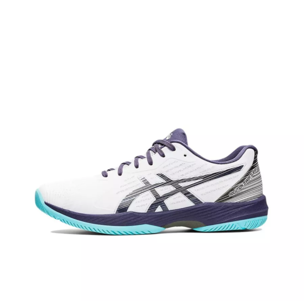 Giày Tennis Asics Solution Swift 'White Purple' 1041A298-101 - Ảnh 4
