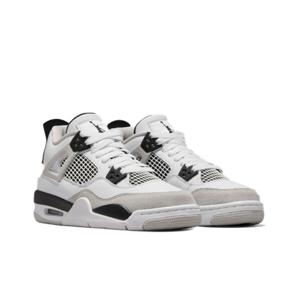 Giày Nike Air Jordan 4 Retro GS 'Military Black' 408452-111 - Ảnh 6