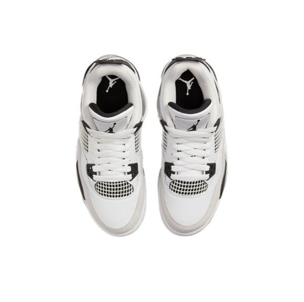 Giày Nike Air Jordan 4 Retro GS 'Military Black' 408452-111 - Ảnh 7