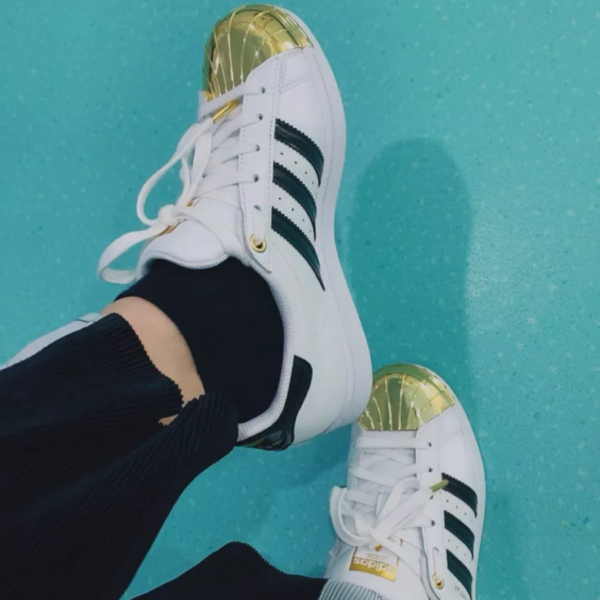 Giày Adidas SuperStar Metal Toe 'Gold Metallic' FV3310 - Ảnh 4