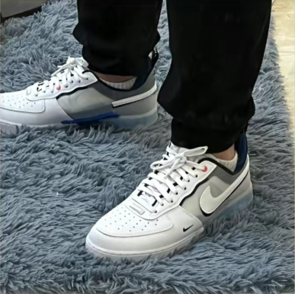 Giày Nike Air Force 1 React 'White Light Photo Blue' DH7615-101 - Ảnh 4